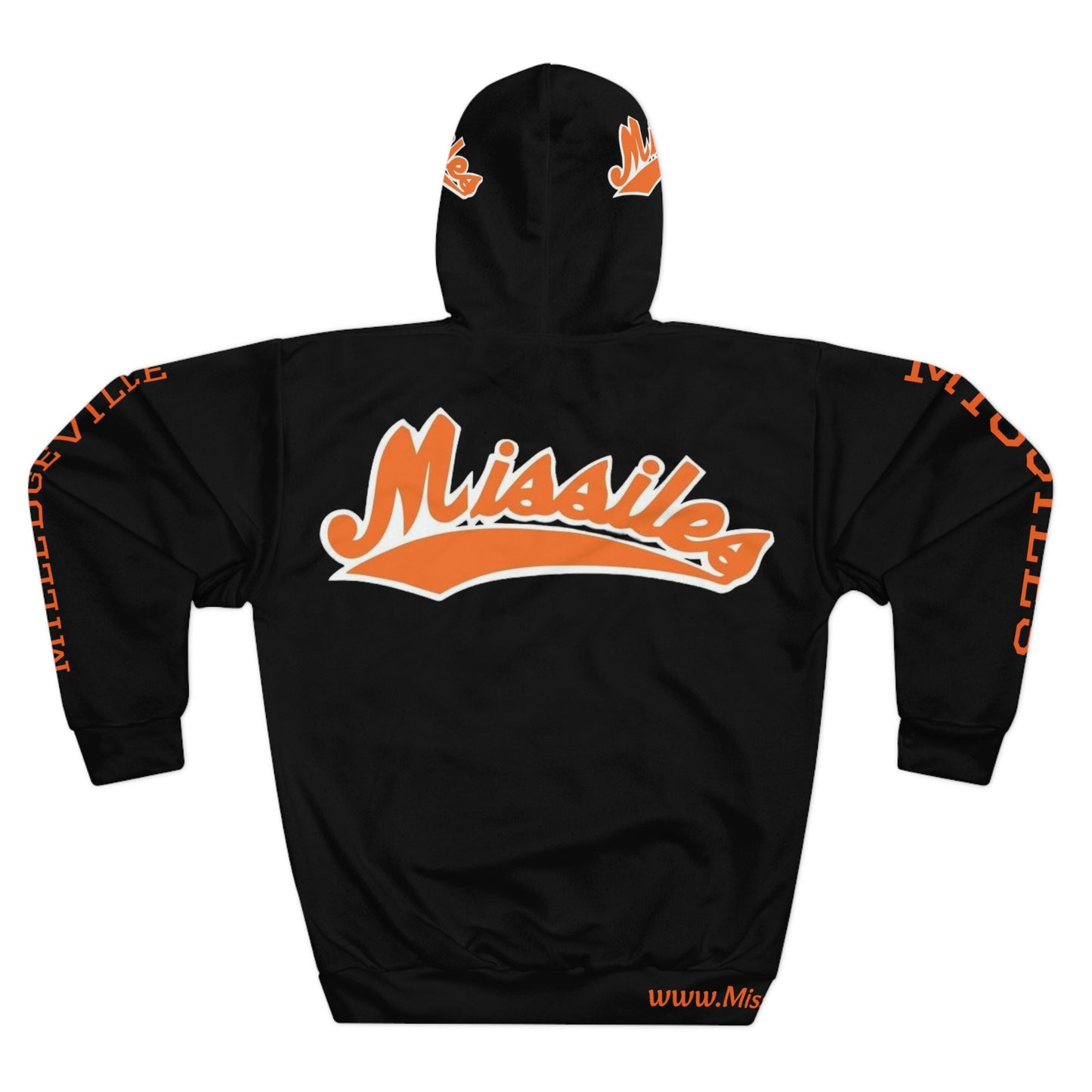 The Missiles Big M Unisex Pullover Hoodie (AOP)