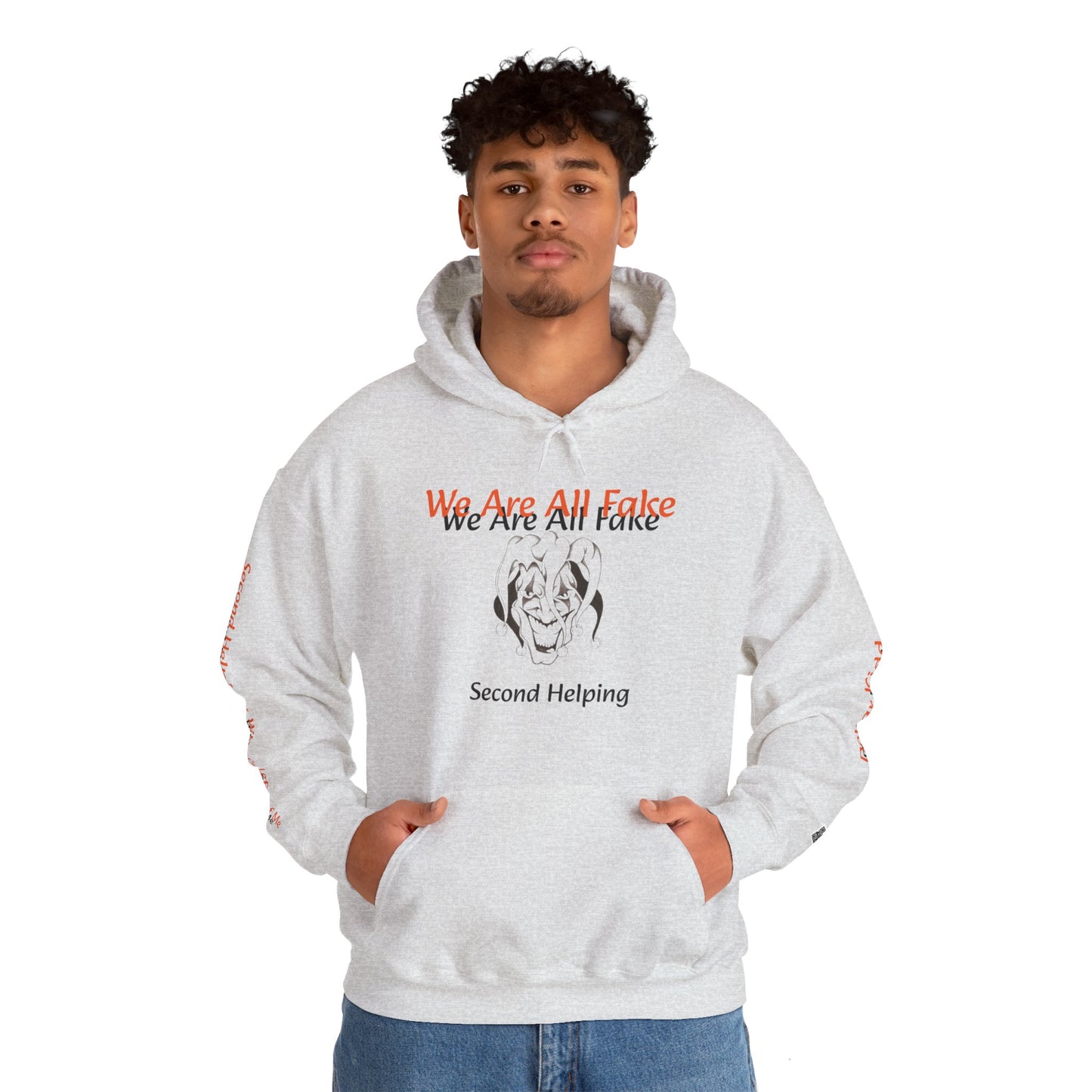 Dollar Kidd - We Are All Fake Unisex Heavy Blend™ Hooded Sweatshirt