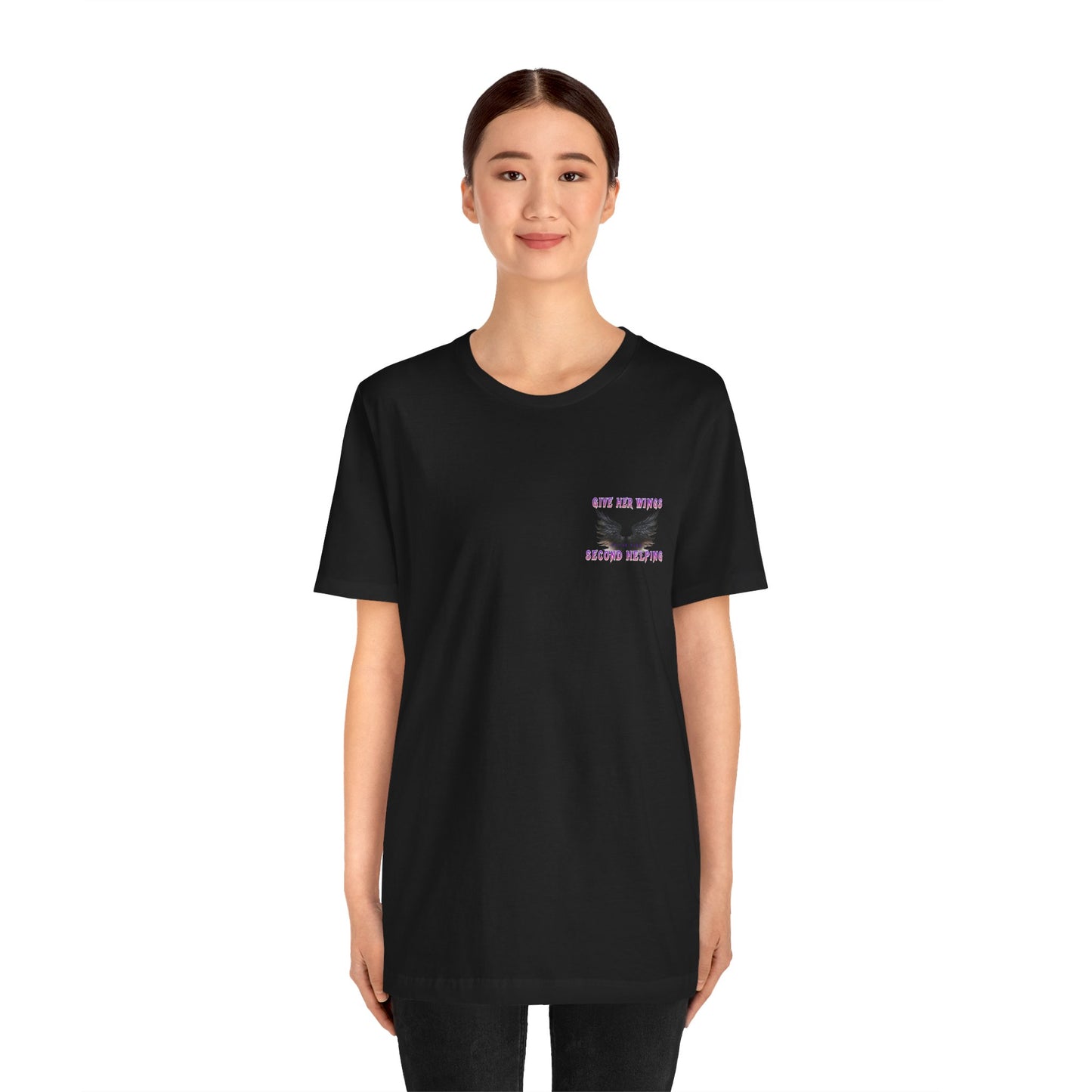 DK - SH - Give Her Wings Unisex Jersey Short Sleeve Tee