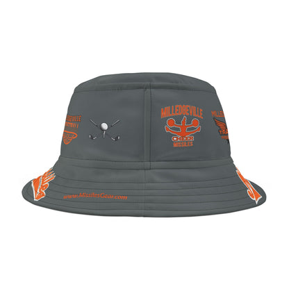 Missiles Nation Dark Grey Bucket Hat (AOP)