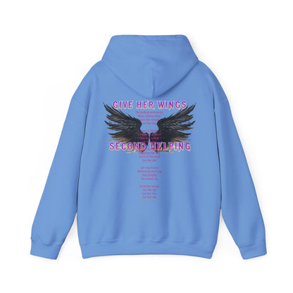 DK - SH - Give Her Wings Unisex Heavy Blend™ Hooded Sweatshirt