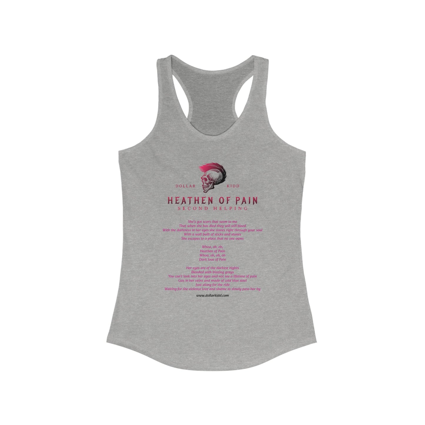 DK - SH - Heathen Of Pain Women's Ideal Racerback Tank