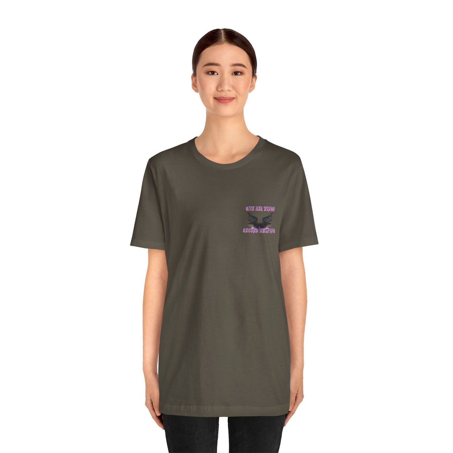 DK - SH - Give Her Wings Unisex Jersey Short Sleeve Tee