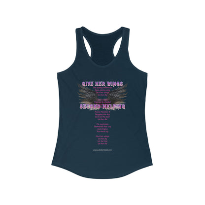 DK - SH - Give Her Wings Women's Ideal Racerback Tank