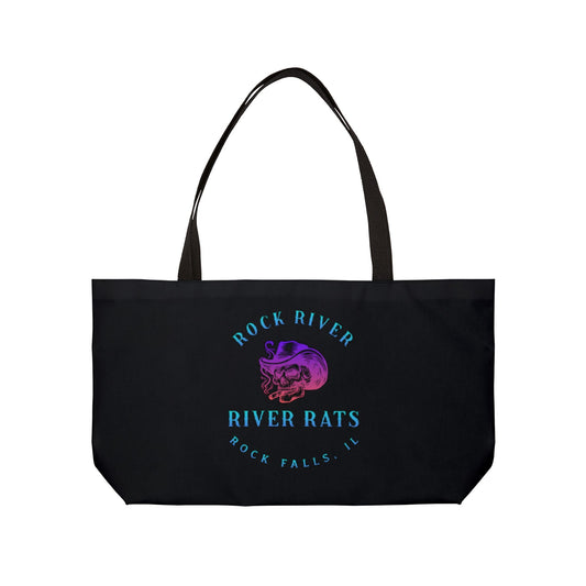 River Ratz - Rock Falls Cowboy Skull Weekender Tote Bag