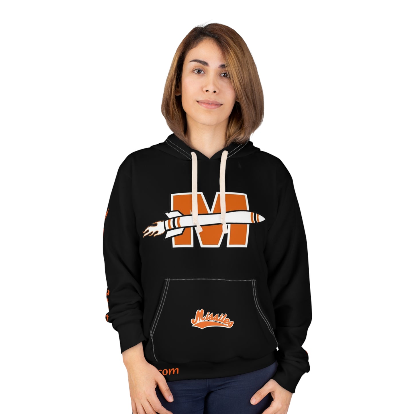 The Missiles Big M Unisex Pullover Hoodie (AOP)