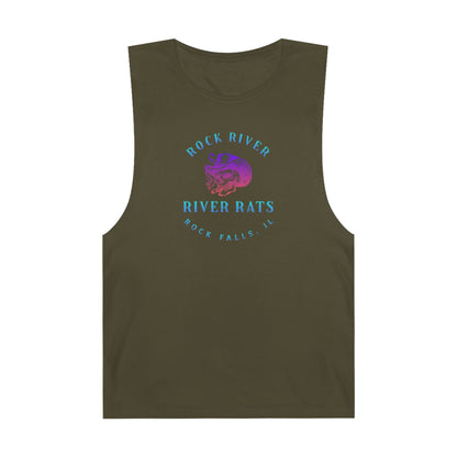 River Ratz - Rock Falls Cowboy Skull Unisex Barnard Tank