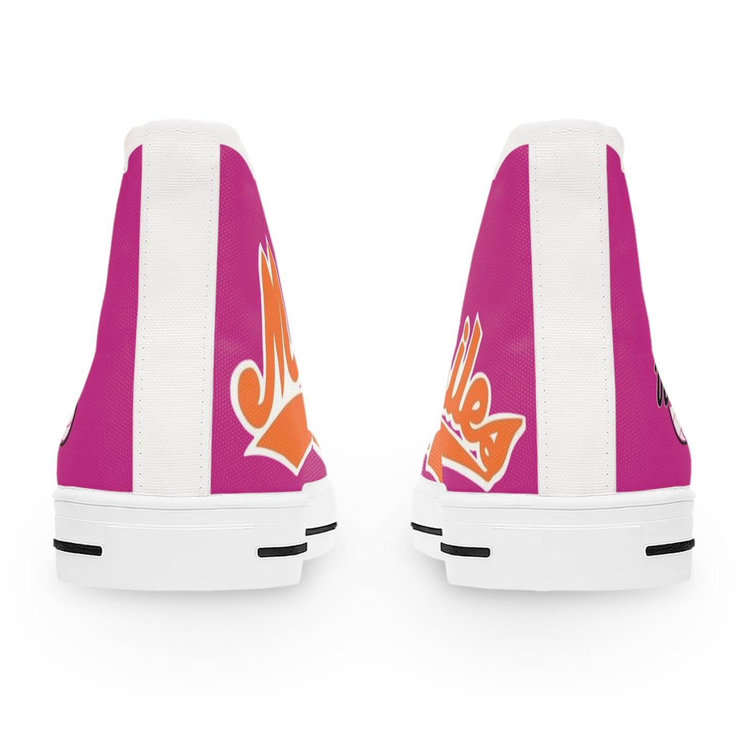 Missiles - Volleyball Pink! Women's High Top Sneakers