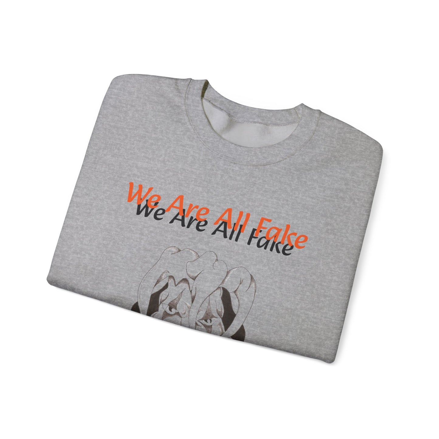 Dollar Kidd - We Are All Fake - Unisex Heavy Blend™ Crewneck Sweatshirt