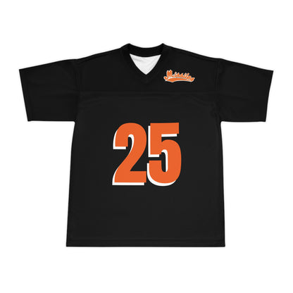 Missiles - Twenty 25 Black Unisex Football Jersey (AOP)