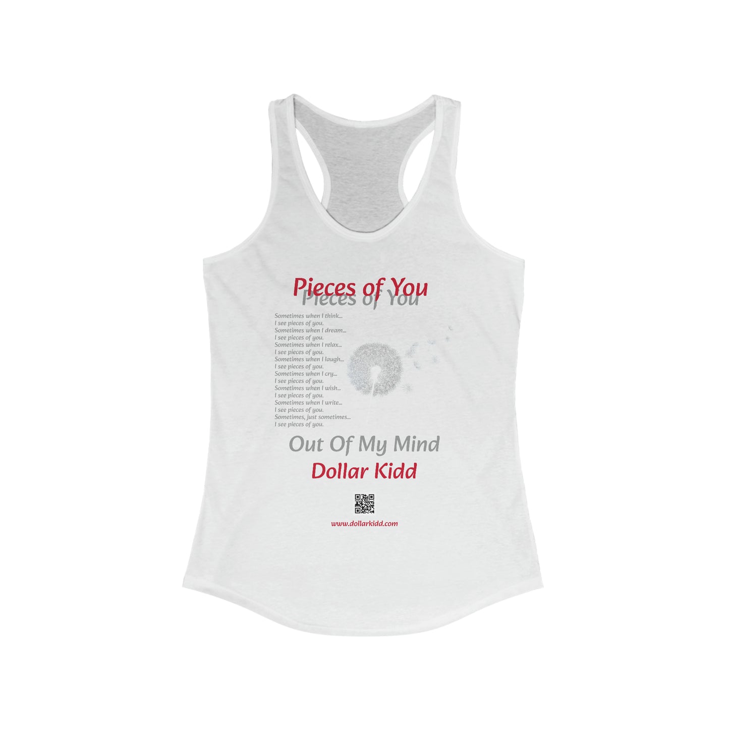 Dollar Kidd - Pieces Of You Women's Ideal Racerback Tank