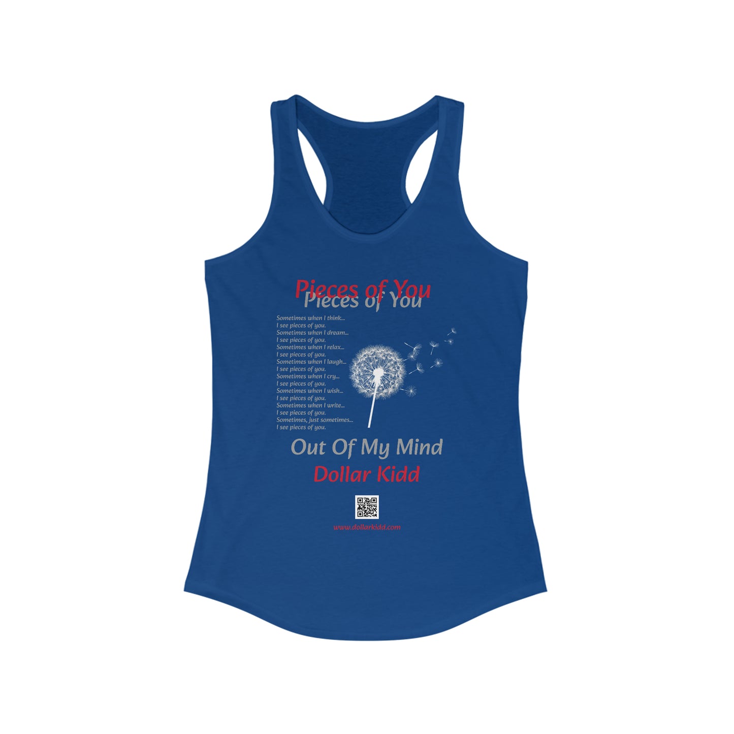 Dollar Kidd - Pieces Of You Women's Ideal Racerback Tank