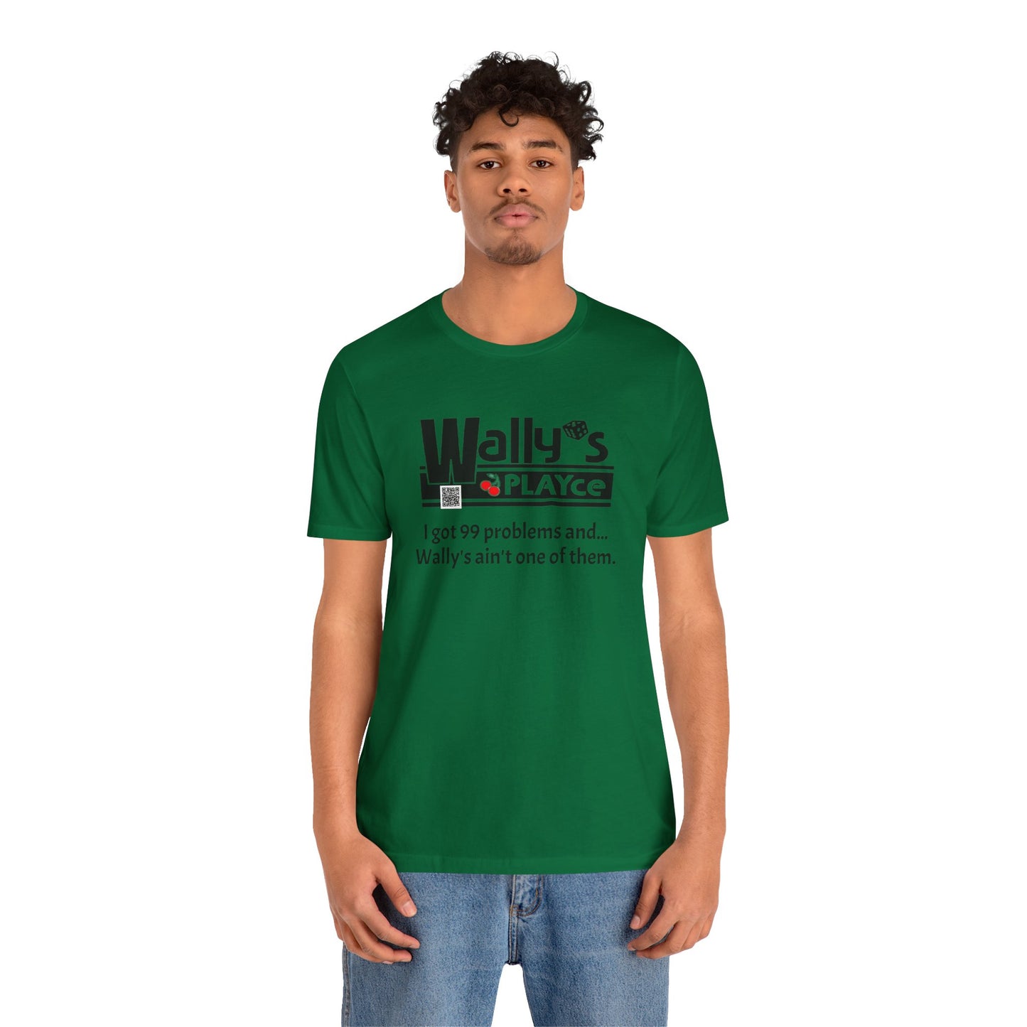 Wally's PLAYce 99 Problems  Unisex Jersey Short Sleeve Tee