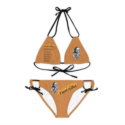 Dollar Kidd - Pain Killer Strappy Bikini Set (AOP)