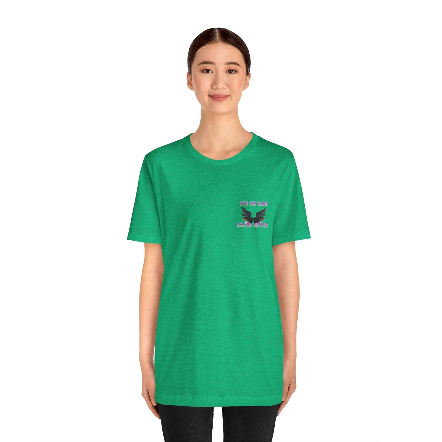 DK - SH - Give Her Wings Unisex Jersey Short Sleeve Tee