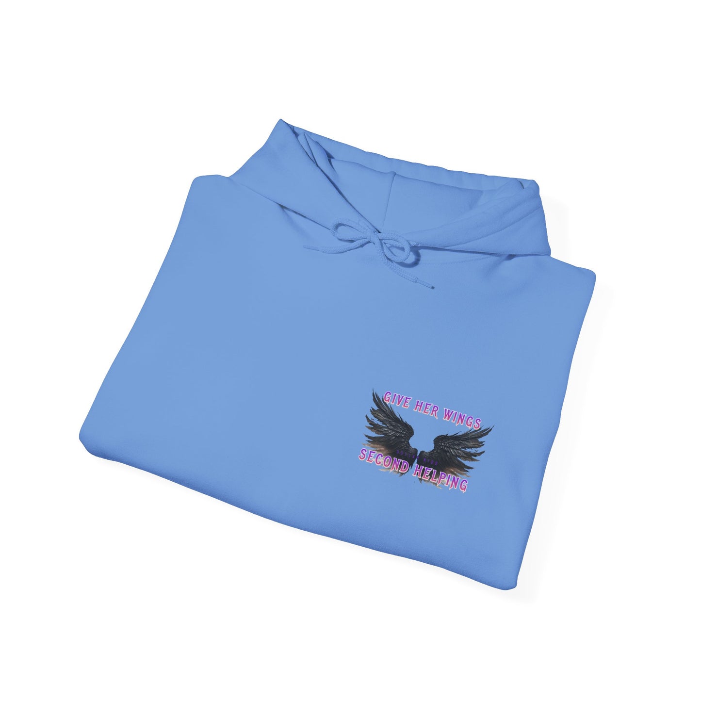 DK - SH - Give Her Wings Unisex Heavy Blend™ Hooded Sweatshirt