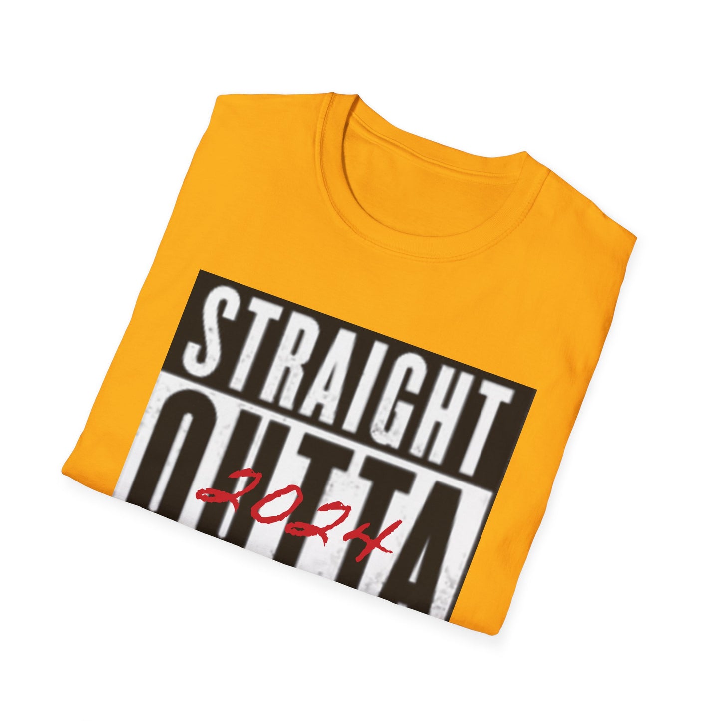 Straight Outta PLAWA 2024 Unisex Softstyle T-Shirt