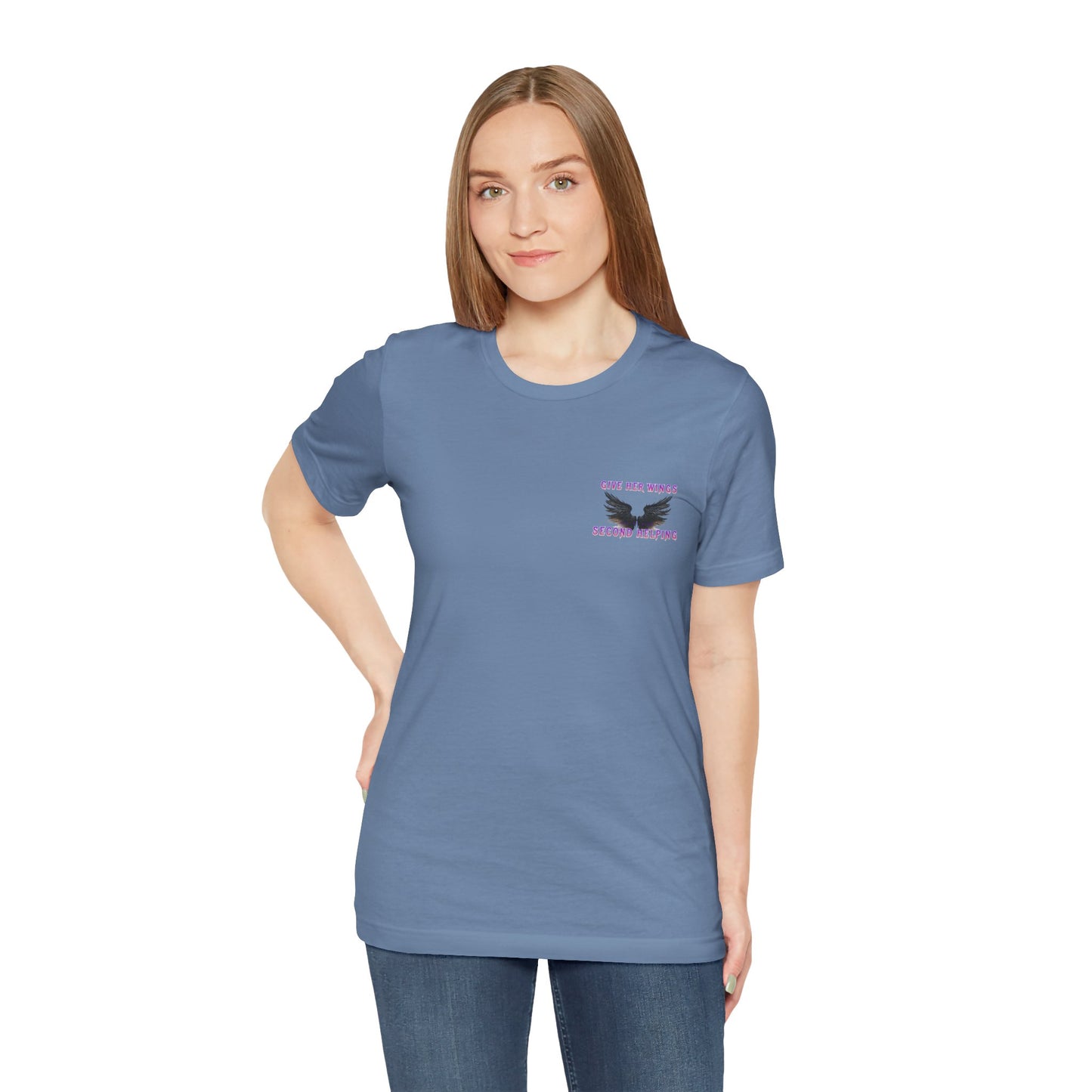 DK - SH - Give Her Wings Unisex Jersey Short Sleeve Tee