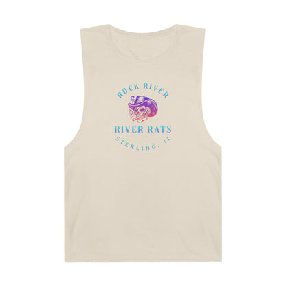 River Ratz - Sterling Cowboy Skull Unisex Barnard Tank