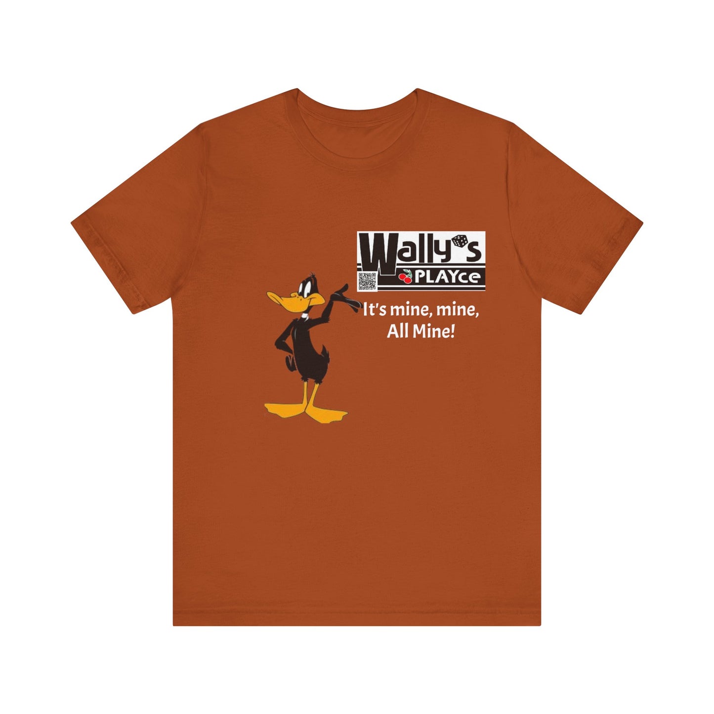 Wally's PLAYce -Daffy - All Mine Unisex Jersey Short Sleeve Tee