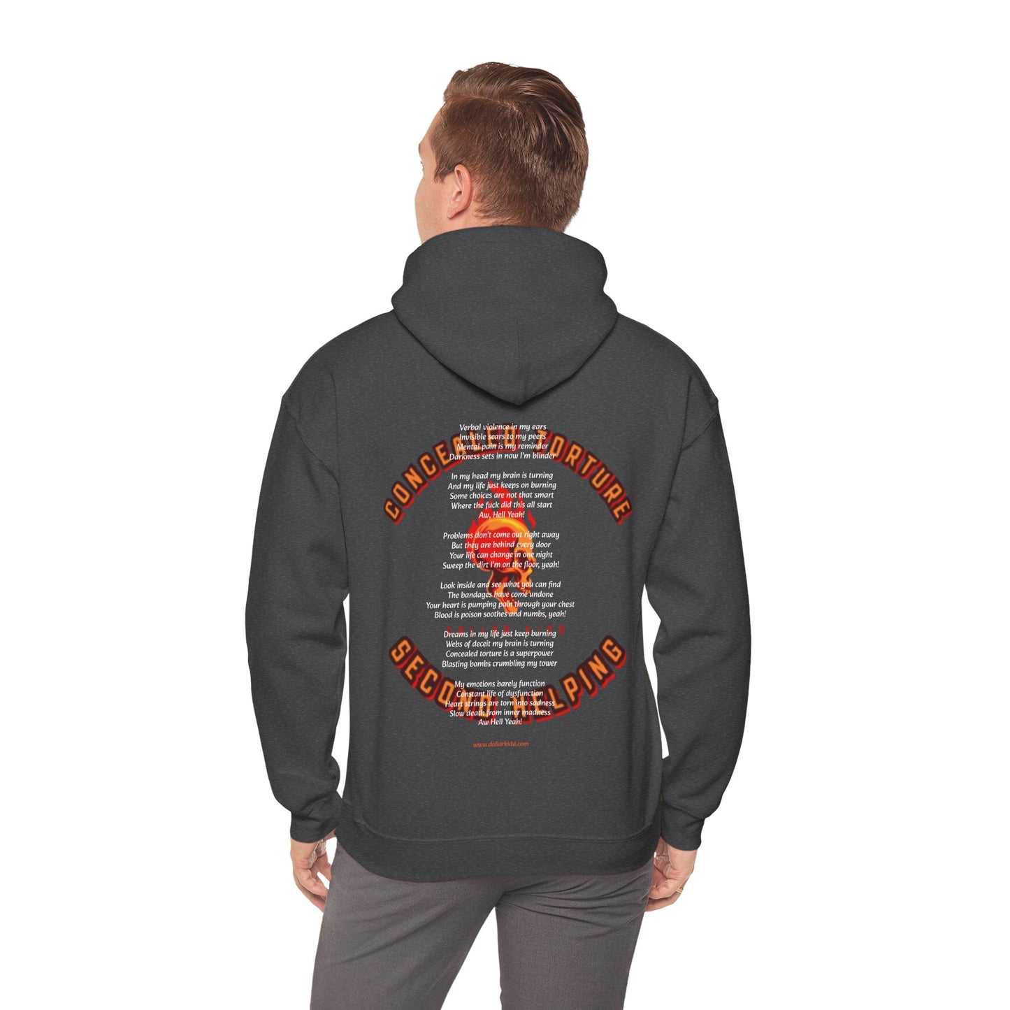 DK - SH - Concealed Torture Unisex Heavy Blend™ Hooded Sweatshirt