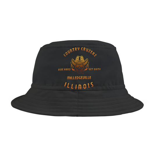 Country Cruzerz - Milledgeville Cowboy Skull - Bucket Hat (AOP)