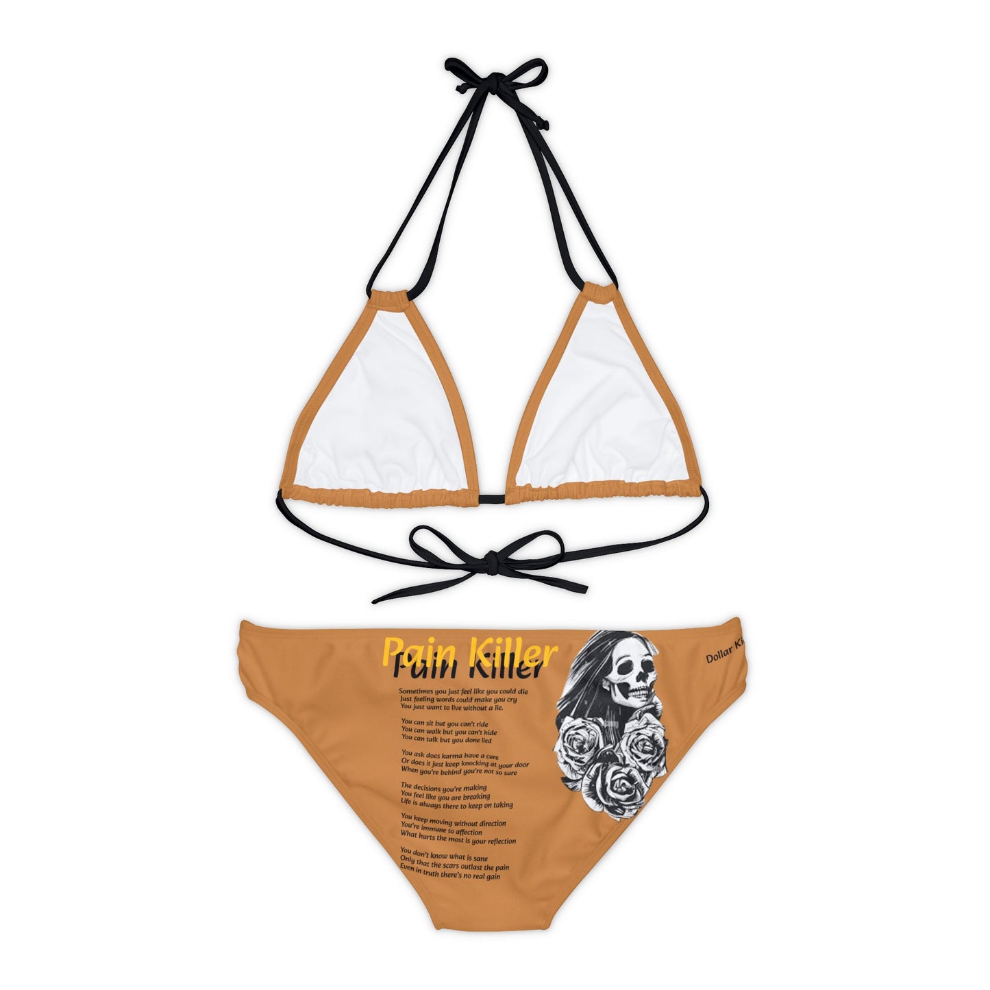 Dollar Kidd - Pain Killer Strappy Bikini Set (AOP)