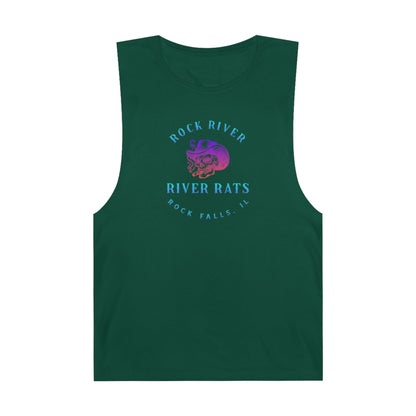 River Ratz - Rock Falls Cowboy Skull Unisex Barnard Tank