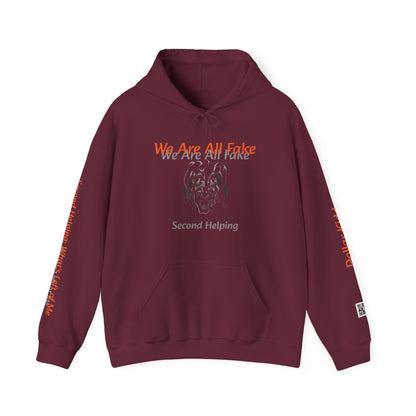 Dollar Kidd - We Are All Fake - Dark Colors Unisex Heavy Blend™ Hooded Sweatshirt