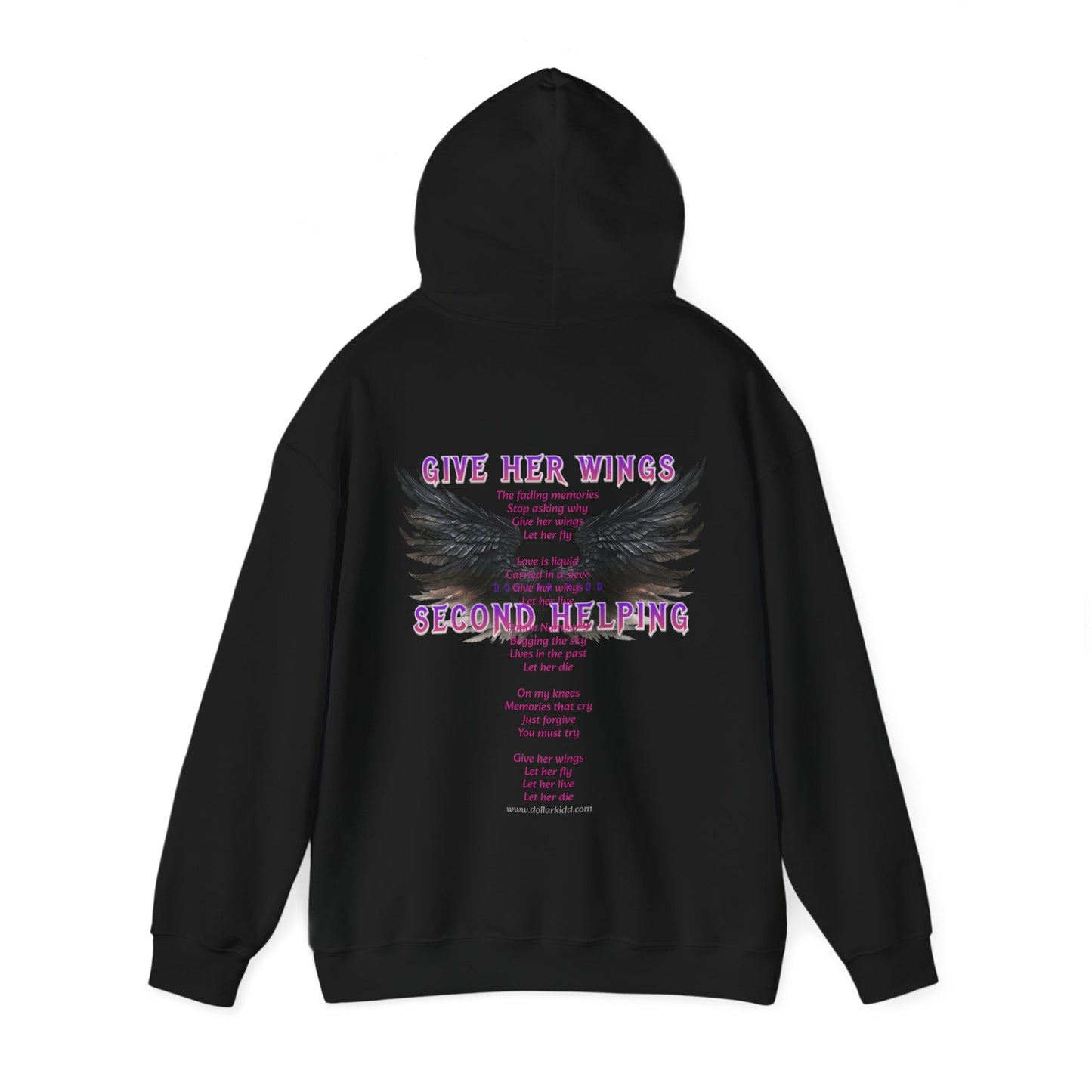 DK - SH - Give Her Wings Unisex Heavy Blend™ Hooded Sweatshirt