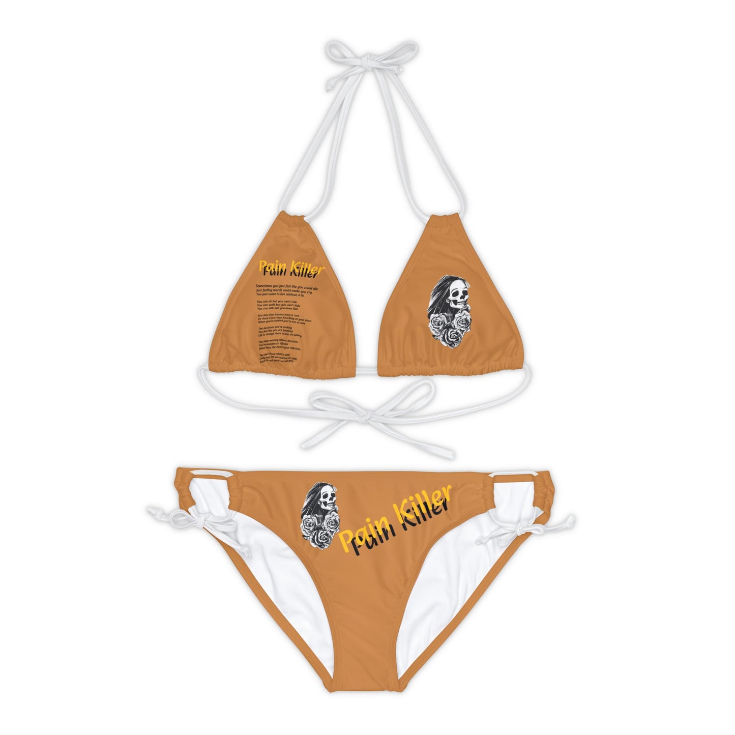 Dollar Kidd - Pain Killer Strappy Bikini Set (AOP)