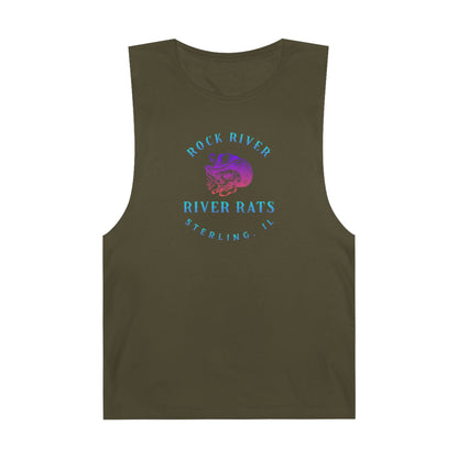 River Ratz - Sterling Cowboy Skull Unisex Barnard Tank