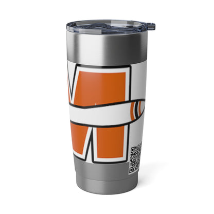 The Missiles Big M White Vagabond 20oz Tumbler