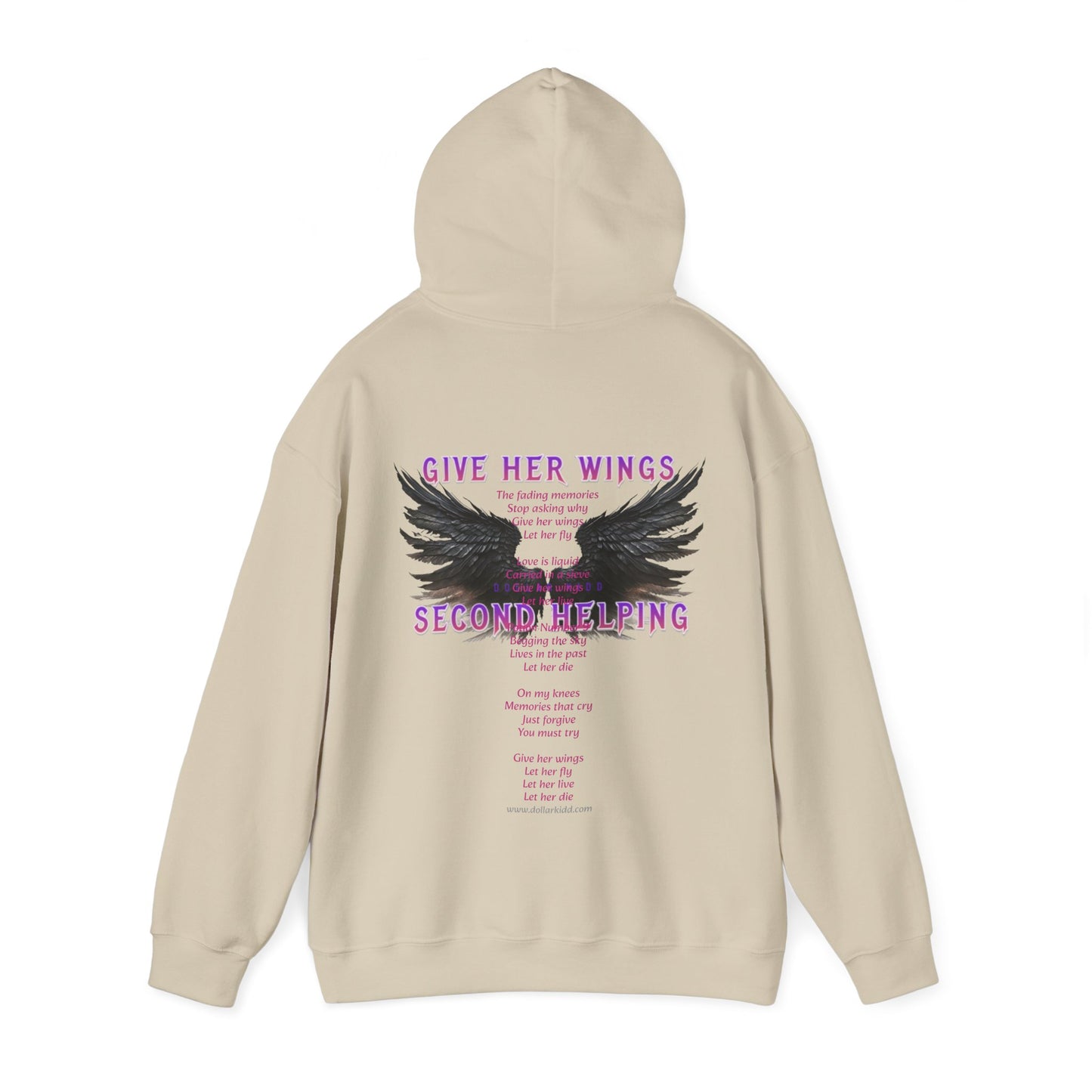 DK - SH - Give Her Wings Unisex Heavy Blend™ Hooded Sweatshirt