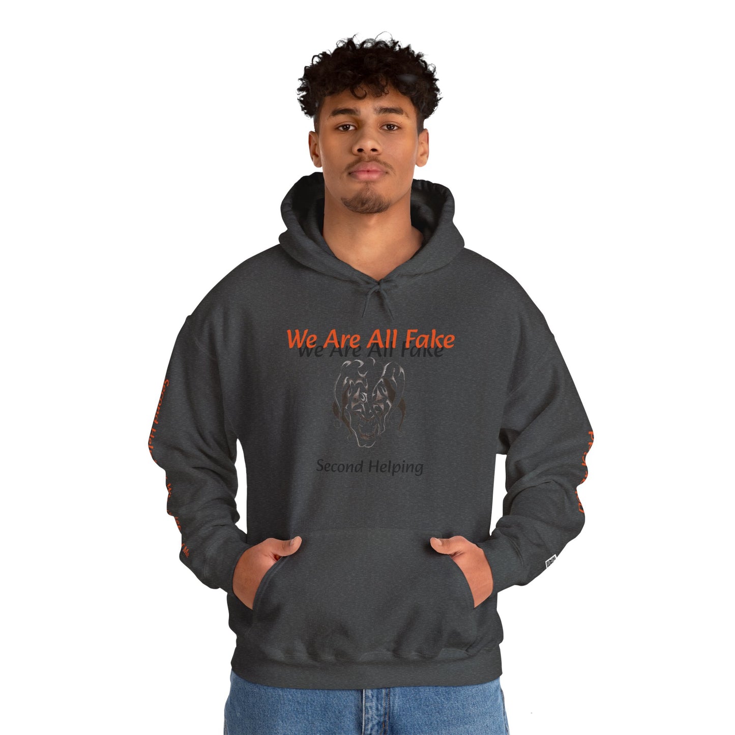 Dollar Kidd - We Are All Fake Unisex Heavy Blend™ Hooded Sweatshirt