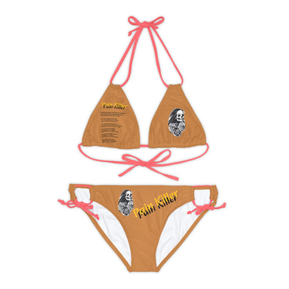 Dollar Kidd - Pain Killer Strappy Bikini Set (AOP)