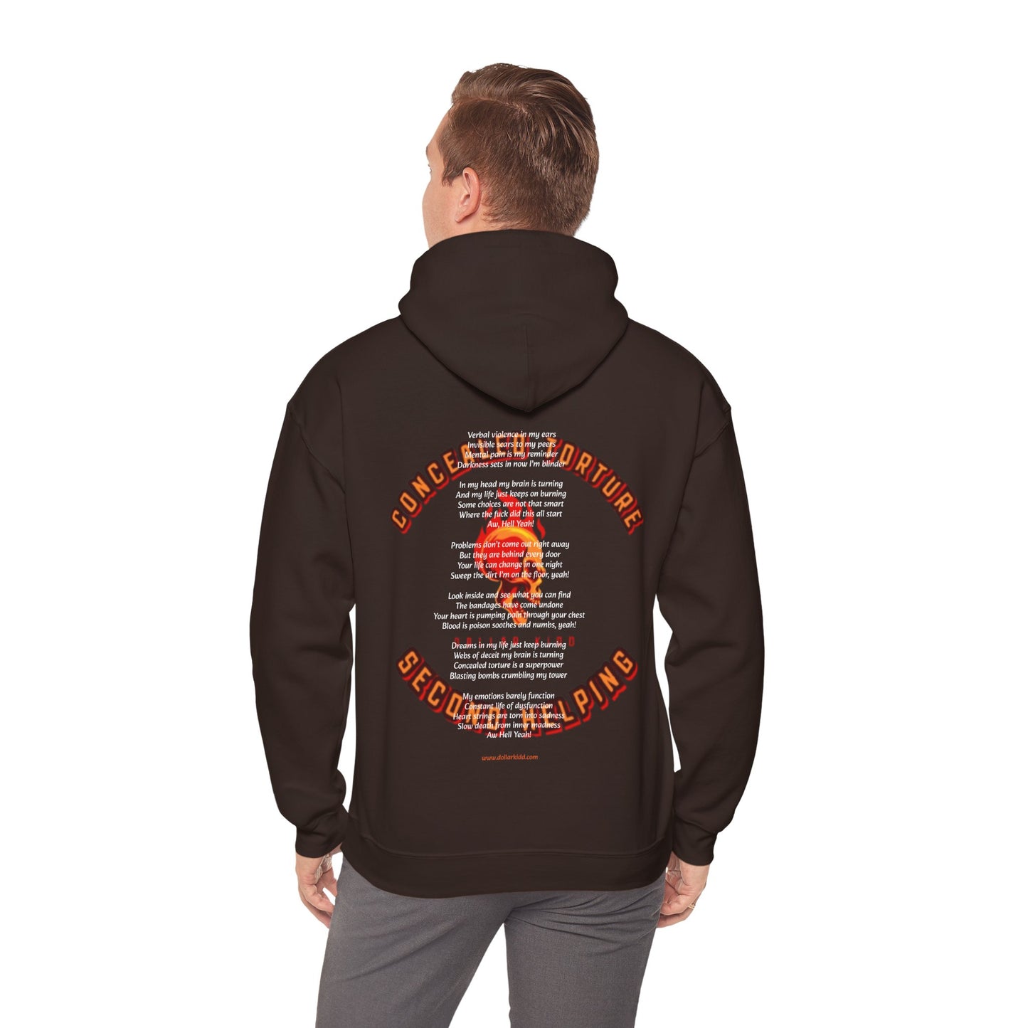 DK - SH - Concealed Torture Unisex Heavy Blend™ Hooded Sweatshirt