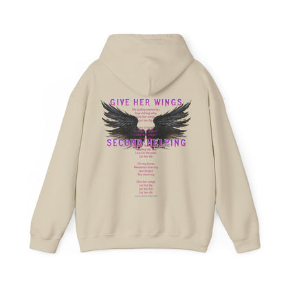 DK - SH - Give Her Wings Unisex Heavy Blend™ Hooded Sweatshirt