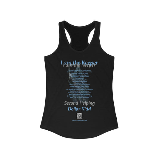 Dollar Kidd - I Am The Keeper Women's Ideal Racerback Tank