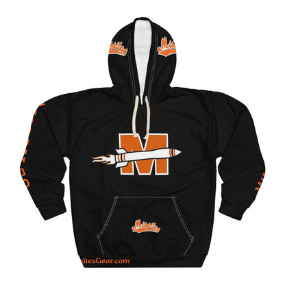 The Missiles Big M Unisex Pullover Hoodie (AOP)