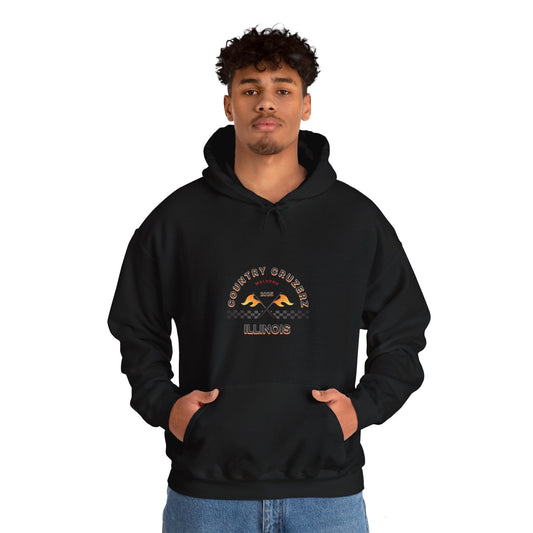 Country Cruzerz - Malvern Flame Unisex Heavy Blend™ Hooded Sweatshirt