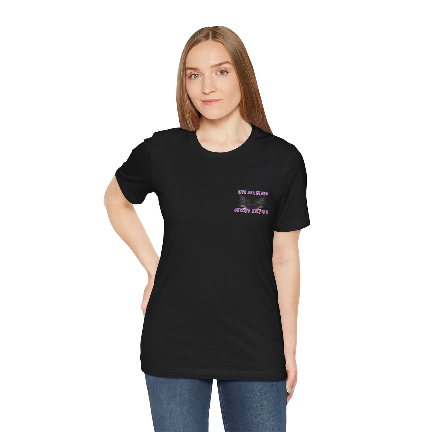 DK - SH - Give Her Wings Unisex Jersey Short Sleeve Tee