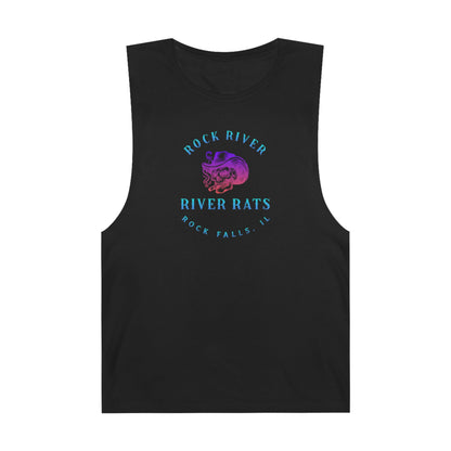 River Ratz - Rock Falls Cowboy Skull Unisex Barnard Tank