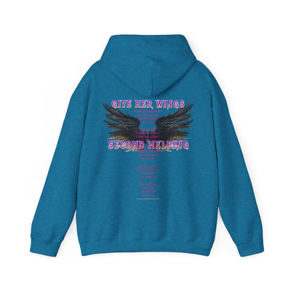 DK - SH - Give Her Wings Unisex Heavy Blend™ Hooded Sweatshirt