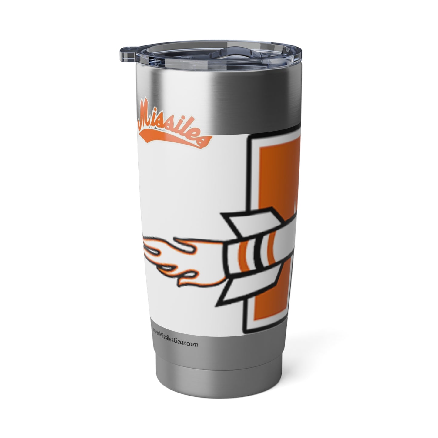 The Missiles Big M White Vagabond 20oz Tumbler