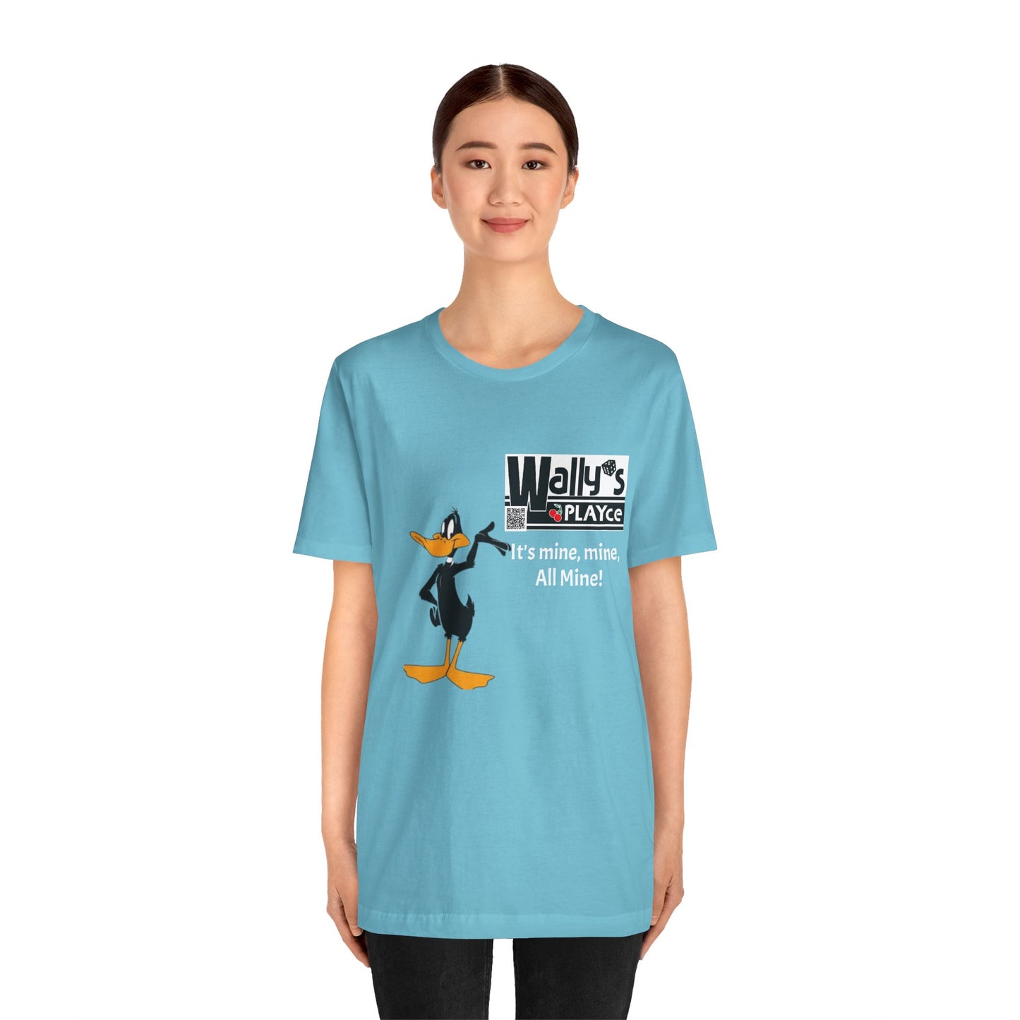 Wally's PLAYce -Daffy - All Mine Unisex Jersey Short Sleeve Tee