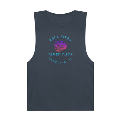 River Ratz - Sterling Cowboy Skull Unisex Barnard Tank