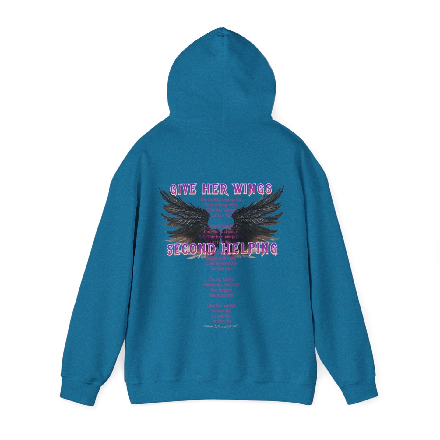 DK - SH - Give Her Wings Unisex Heavy Blend™ Hooded Sweatshirt