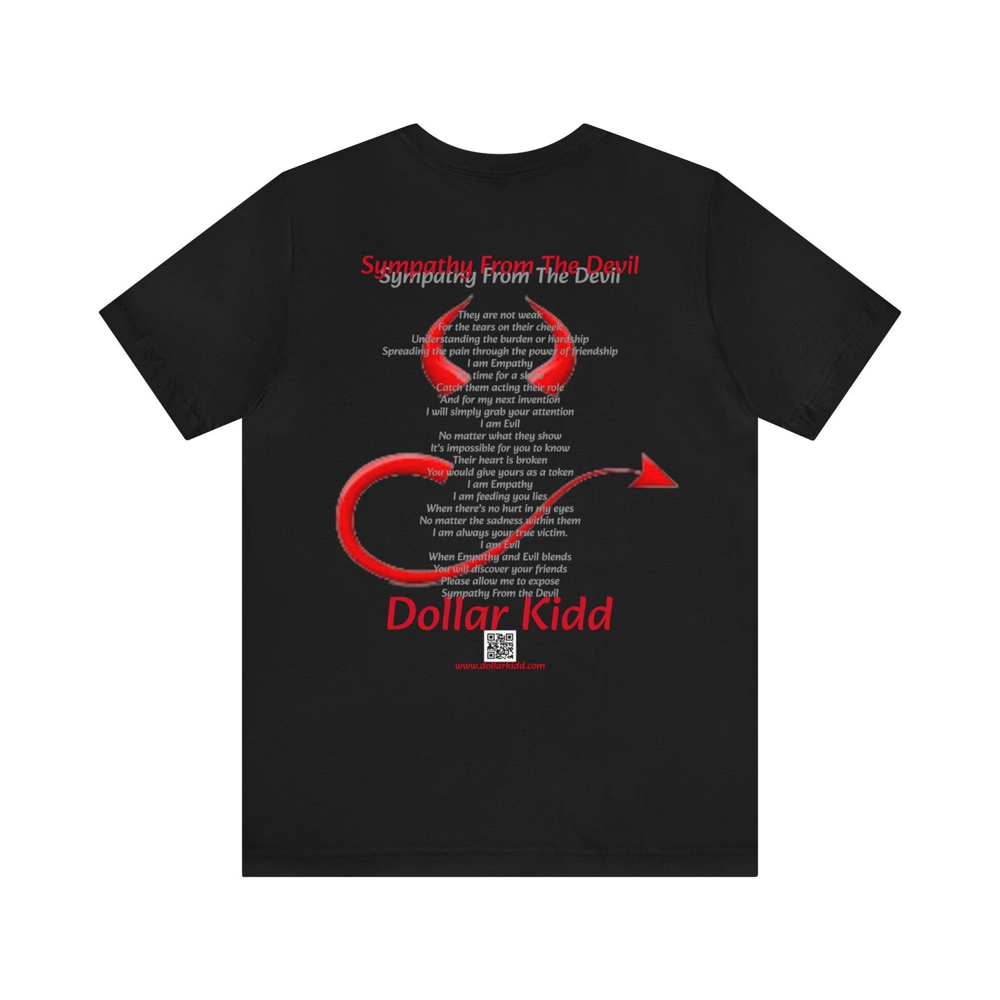 Dollar Kidd - Sympathy From The Devil Unisex Jersey Short Sleeve Tee