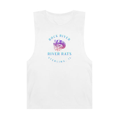 River Ratz - Sterling Cowboy Skull Unisex Barnard Tank